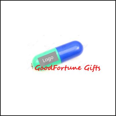 China Plastic Pill Shape U flash Disk drive promotion gift for sale