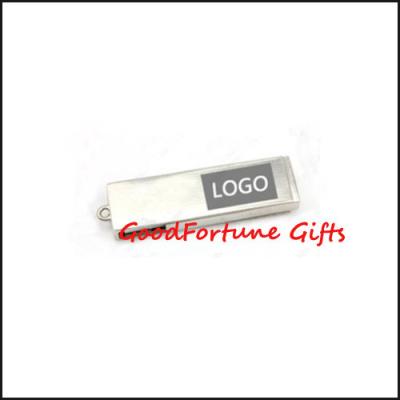 China Metal Rotary U flash Disk usb drive promotion gift for sale
