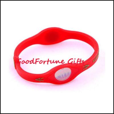 China Promotion Gift Silicon Energy/Power Wristband printed logo for sale