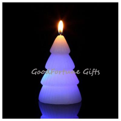 China religious christmas halloween coloured Eco led glow flash candle wax for sale