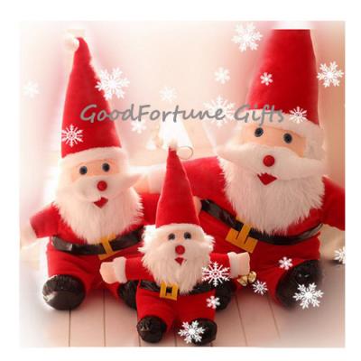 China plush stuffed santa clause doll toy decor christmas gift souvenir for sale