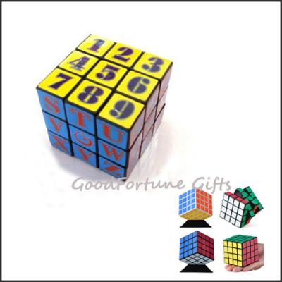 China o logotipo customed Eco imprimiu o brinquedo mágico do presente da promoção do quadrado do bloco do cubo do logotipo à venda