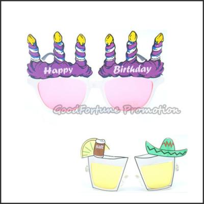 China Promotional plastic funny dress make up eyeglass leisure birthday festival decor gift logo for sale