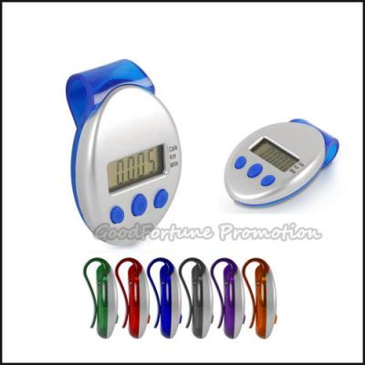 China hot sale promotional ABS portable waist clip hanging pedometer gift printed logo for sale