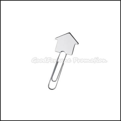 China Promotional Printed logo advertising Abs paper clip bookmark gift for sale