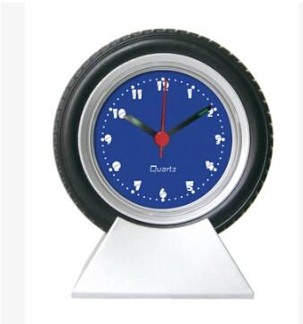 China New promotion gift tyre shape Alarm Clock creative product gift for sale