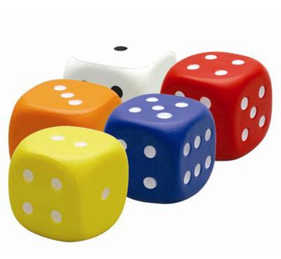 China New promotion gift creative product dice Relief Stress Ball customed logo for sale