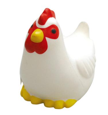 China New promotion gift creative product chicken shape Relief Stress Ball customed logo for sale