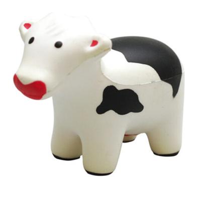 China New promotion gift creative product cow shape Relief Stress Ball customed logo for sale