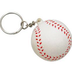 China New promotion creative product baseball Stress keyring customed logo for sale