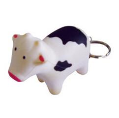 China New promotion creative product cow Stress keyring customed logo for sale