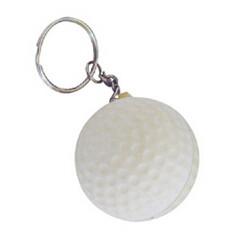 China New promotion creative product golf Stress keyring customed logo for sale