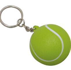 China O keyring criativo do esforço da estrela da bola de tênis do produto da promoção nova customed o logotipo à venda