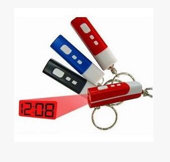 China New creative gift product project clock toy keychain keyrings for sale