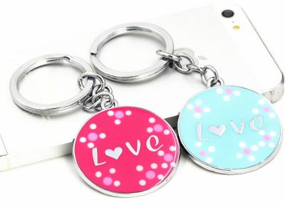 China New creative gift product love shape wedding gift keychain keyrings for sale