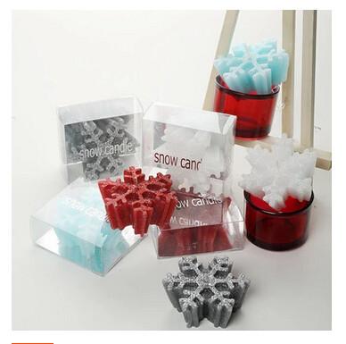 China New creative promotion gift product wedding gift snow candle christmas festival for sale