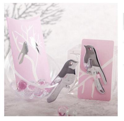 China New creative promotion gift product wedding gift bird shape envelope letter opener cutter for sale