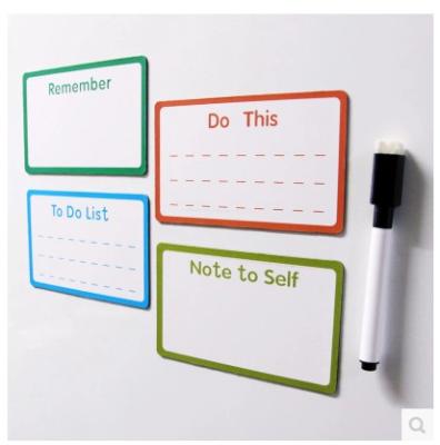 China New Creative customed logo soft memo fridge magnet note book with pen for sale
