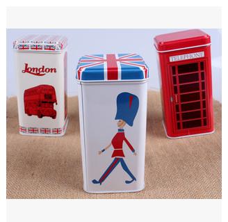 China New promotional gift customed logo round pillar shape tin package gift candy box case for sale