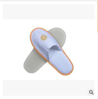 China New customed logo promotional cheap hotel towel cloth slipper for sale