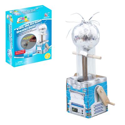 China Van de Graaff Generator Kids Physics Rod Science Educational Toy Kit 22.5*16.5*6 cm for sale
