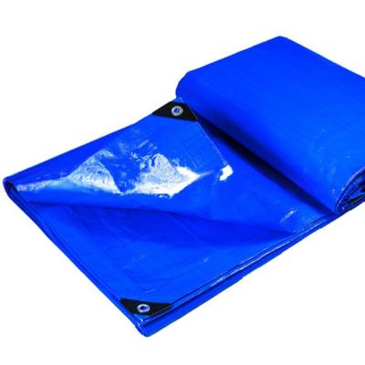 China Coated PE Tarp Waterproof Light Weight Roof Cover Blue Polyethylene Tarpaulin Sheet PE for sale