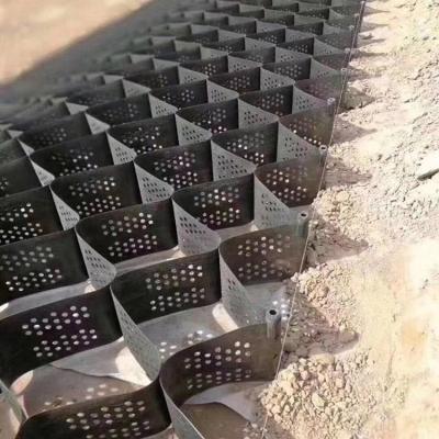 China Road Basement Honeycomb Plastic Stabilized Gravel Paving Grid Geocell for Driveway for sale