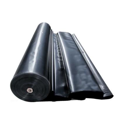 China Geomembrana de polietileno EVA de alta densidad para impermeabilización de techos 0,5 mm 1 mm 2 mm Negro en venta
