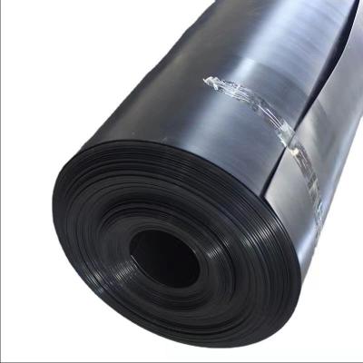 China Black Double Smooth Surface 0.5mm HDPE Geomembrane for Highway Lake and Dam Fish Ponds for sale