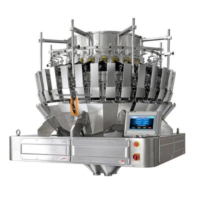 China M/P 0.5L / 0.8L Blending Multihead Weigher Machine 32 Head For Raisin Dried Kiwi Dried Strawberry for sale