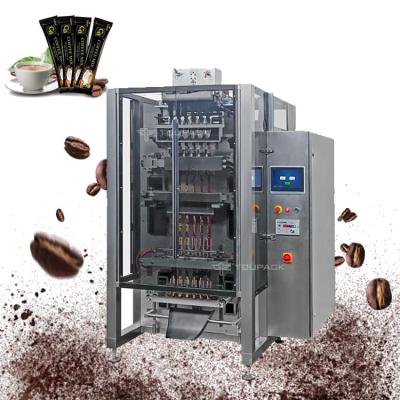 China Vertical Form Fill And Seal Automated Packaging System Multi Lane Coffee Powder Stick Packing Machine for sale