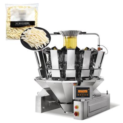 China 2kg 5kg Bigger Bag Frozen Food Packaging Machine Frozen French Fries Weighing Packing Machine for sale