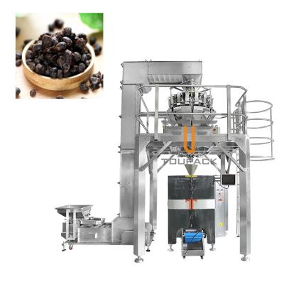 China Automatic Vertical Multihead Weigher Weighing Fermented Soya Beans Filling Packing Machine for sale