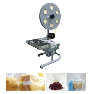 中国 Semiautomatic Bag Closing Machine Dried Fruit Bread Plastic Packaging Bag Machine 販売のため