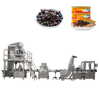 中国 Full-Automatic Fermented Soya Beans granule Weighing Filling Machine Prevent Sticky 14 Head Multihead Weigher 販売のため