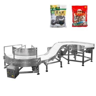 China Food Grade Pvc Texture Conveyor Belt Production Line Bags Or Bulk Materials Conveyor Belt System à venda