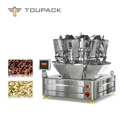 China 65 WPM Multihead Weigher Packing Machine 10'' Color Touch Screen for sale