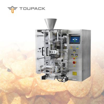 China 720mm 45bpm Vertical Form Fill Seal Packaging Machine For Chips for sale