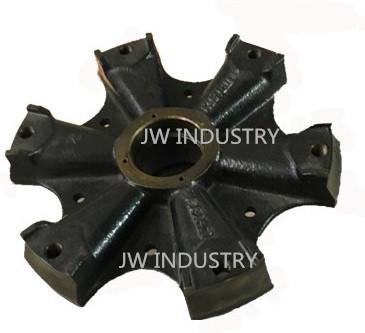 China Five ribs/blades spider hub for American Trailer suspension parts iron casting for sale