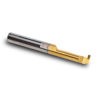 China Tungsten Carbide Small Internal Grooving Tools Gold Color ISO Certified for sale