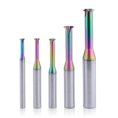 China DLC Coating Threading End Mill Single Tooth 60 Degree For Aluminum for sale