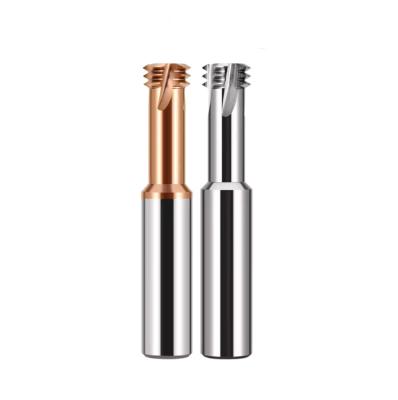 China Three Tooth Threading End Mill With Balzars Coating UNF UNC Standard for sale