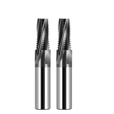 China Full Tooth Threading End Mill , 55 Degree Solid Carbide Thread Milling Tools for sale