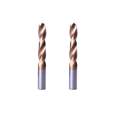 China precision Carbide Round Shank Drill Bit Right Hand Multipurpose for sale