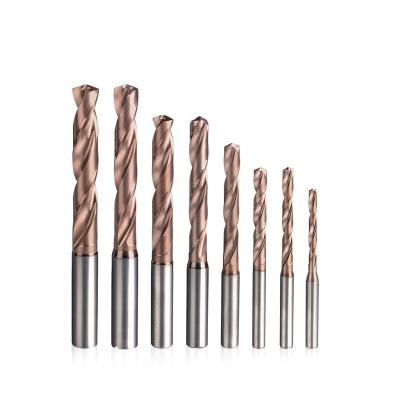 China Inner Coolant Hole Carbide Drill Insight Cutting Tools DIN 3XD Step Drill For Stainless Steel à venda