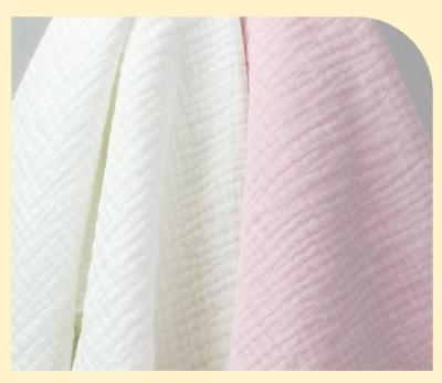 China 6 Layers Crepe Gauze Fabric Environmental Protection Any Color for sale