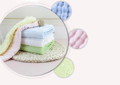 China Three Layer Dandelion Fiber Cotton Gauze Fabric 180GSM Baby Blanket Material for sale