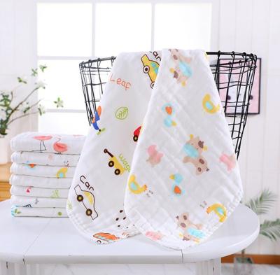 China Anti Mite Deodorant Fiber Swaddle Gauze Fabric Three Layers Any Color for sale