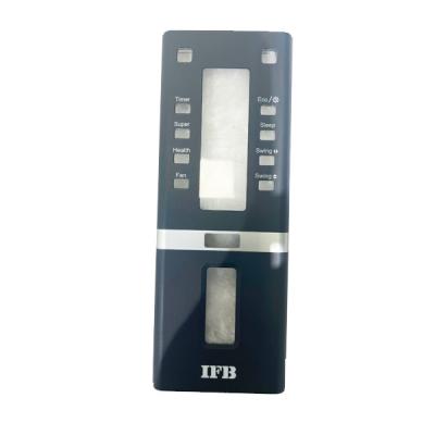 China IMD Remote Control Panel Silkscreen Printing With Fully Transparent Window for sale