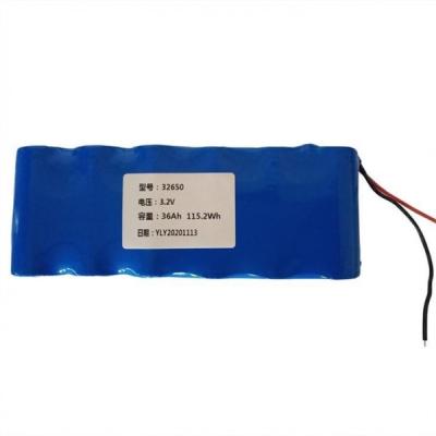 China 3.2V 36Ah Solar Lithium Battery Rechargeable IFR 32650 Battery for sale